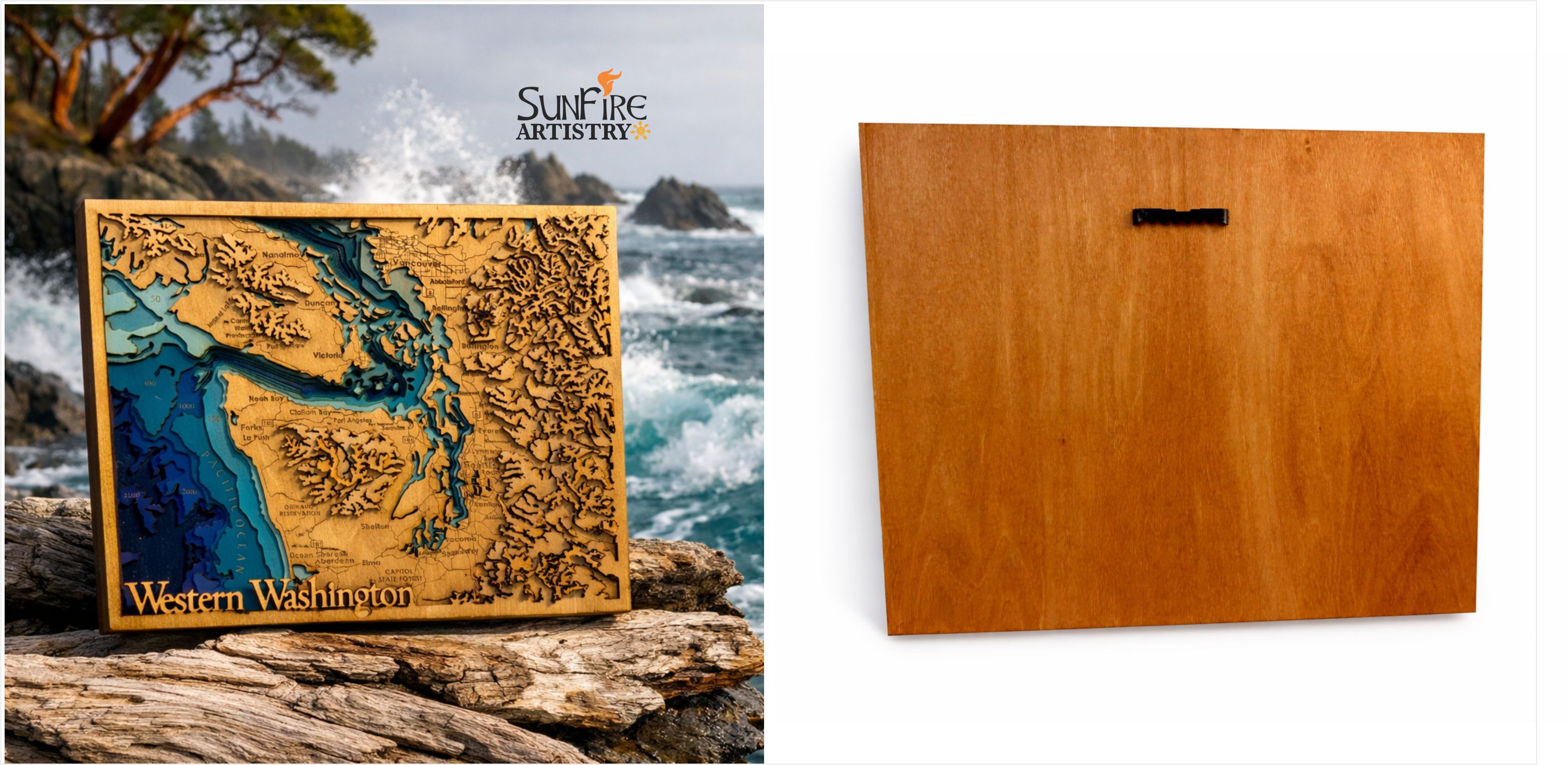 (image for) Western Washington state map